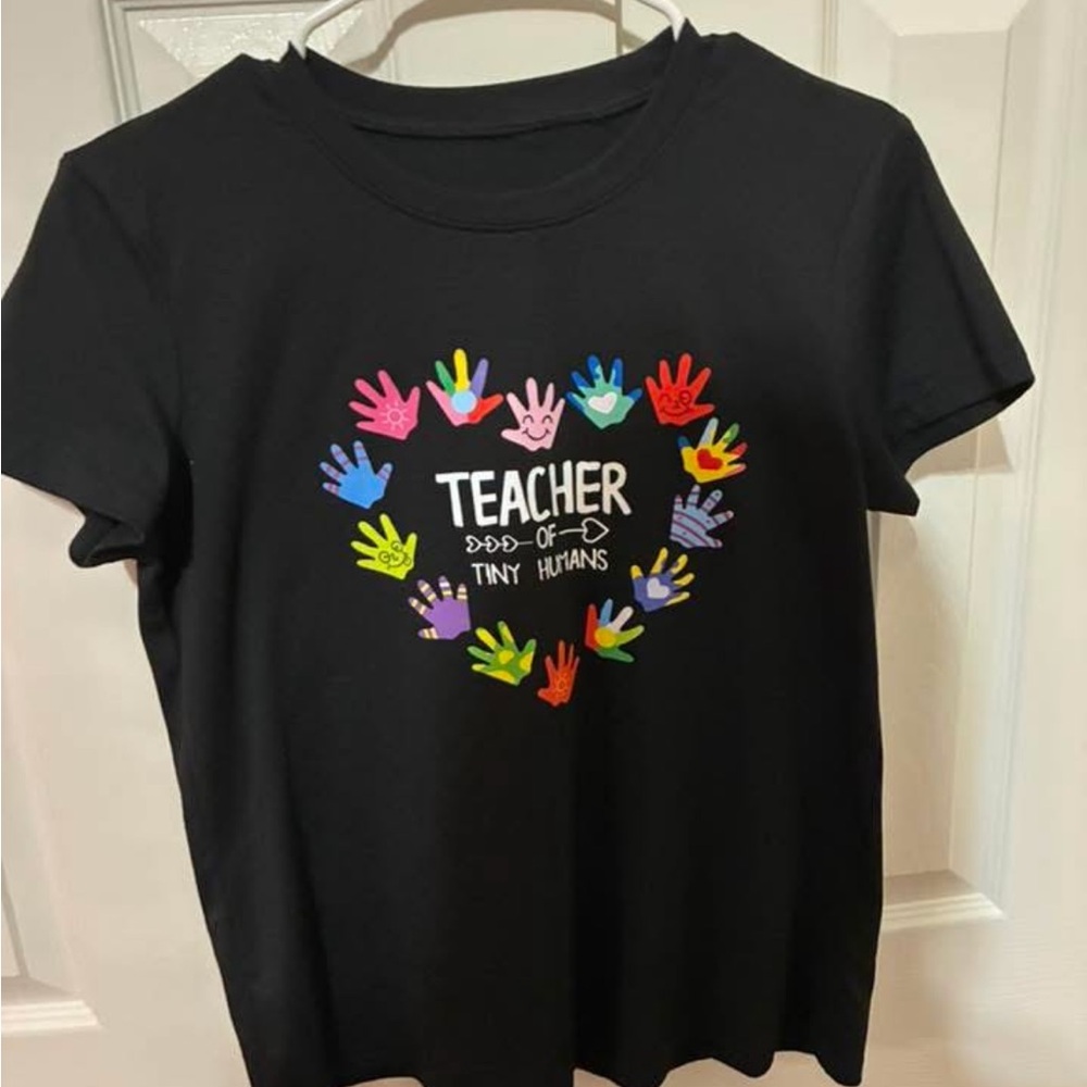 Teacher Tee - Black Short Sleeve Shirt